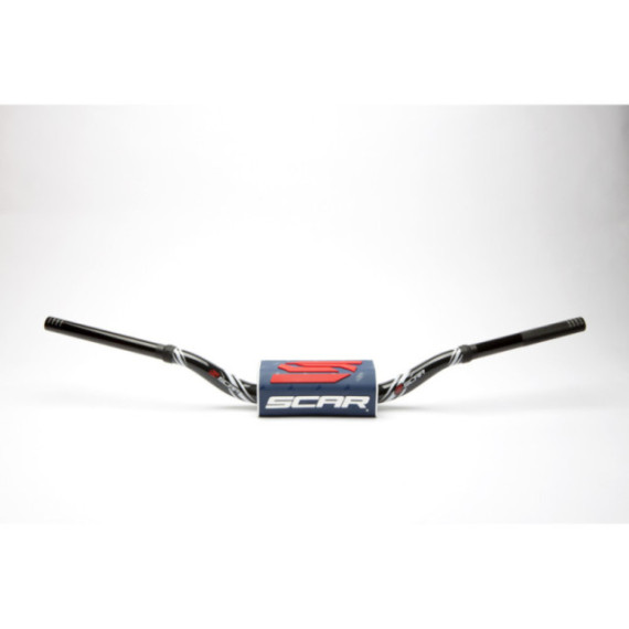 Scar Handlebar O² COLOR Ø28,6 (1 1/8”) - 65/85 Low Mini - BLACK Bar - DARK BLUE 