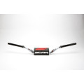 Scar Handlebar O² COLOR Ø28,6 (1 1/8”) - 65/85 Low Mini - WHITE Bar - BLACK Bar 