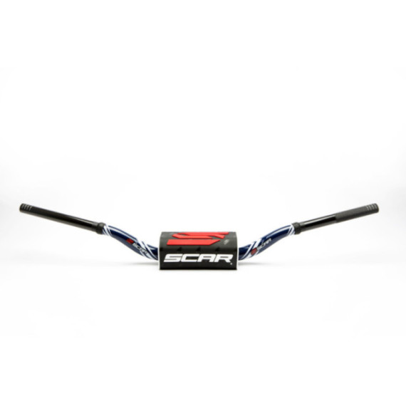 Scar Handlebar O² COLOR Ø28,6 (1 1/8”) - 65/85 High Mini RC - DARK BLUE Bar - BL