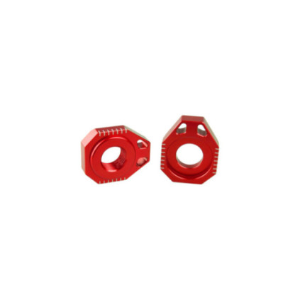 Scar Axle blocks - EXC EXCF FE TE GASGAS - Red color