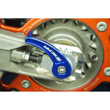 Scar Rear axle pull - KTM Husqvarna GasGas - Blue color