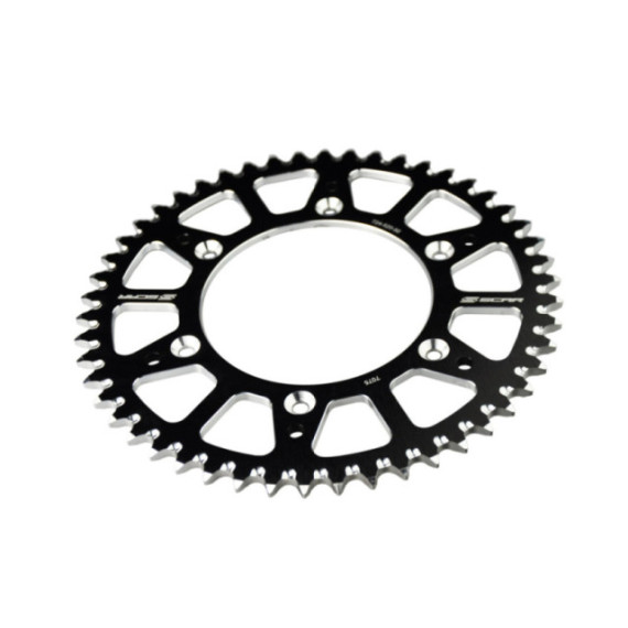 Scar Alu Sprocket - YAMAHA YZ YZF- 50 Teeth - Black color