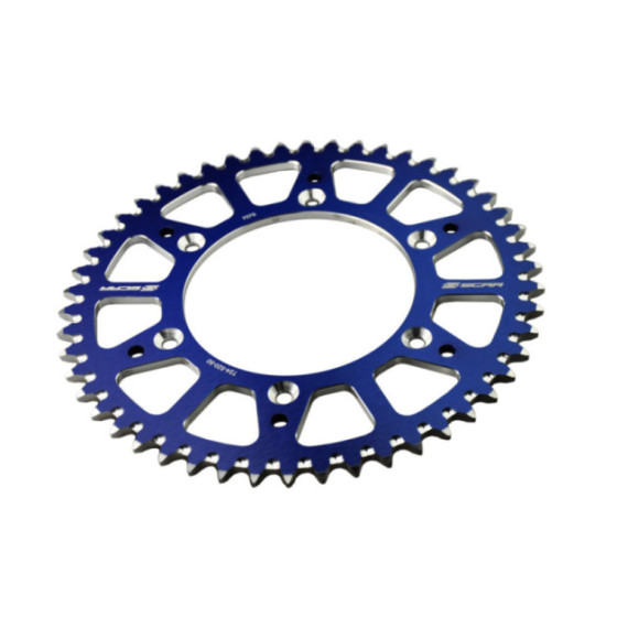 Scar Alu Sprocket - YAMAHA YZ YZF - 48 Teeth - Blue color