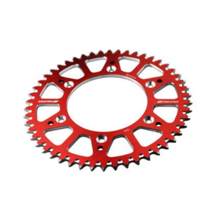 Scar Alu Sprocket - HONDA CR CRF BETA- 48 Teeth - Red color