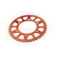 Scar Alu Sprocket - KTM 65SX - 48 Teeth - Orange color