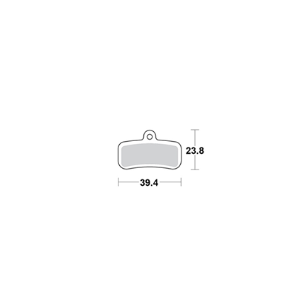 Motomaster Brake pad bicycle Organic Pro: Shimano D type