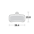 Motomaster Brake pad bicycle Organic Pro: Shimano D type