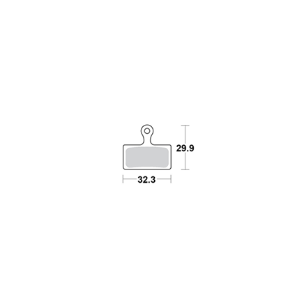 Motomaster Brake pad bicycle Organic Pro: Shimano G type