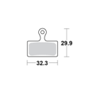 Motomaster Brake pad bicycle Organic Pro: Shimano G type