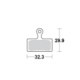 Motomaster Brake pad bicycle Sinter Pro: Shimano G type