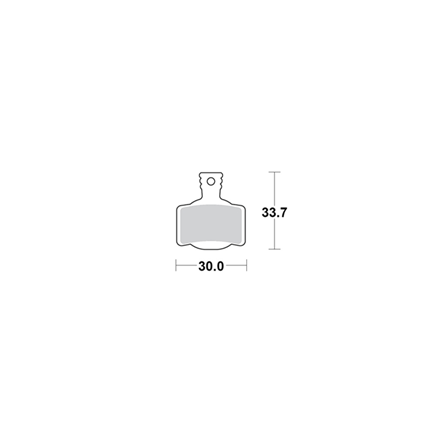 Motomaster Brake pad bicycle Organic Pro: Magura MT 2, 4, 6, 8, Sport, Trail