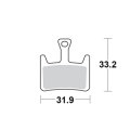 Motomaster Brake pad bicycle Organic Pro: Hayes Prime