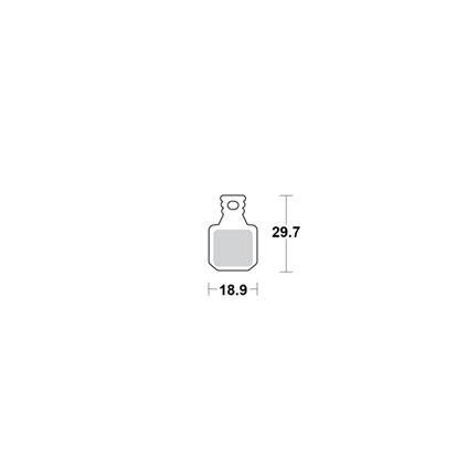 Motomaster Brake pad bicycle Organic Pro: Magura MT 5, 7