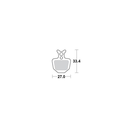 Motomaster Brake pad bicycle Organic: Formula ORO