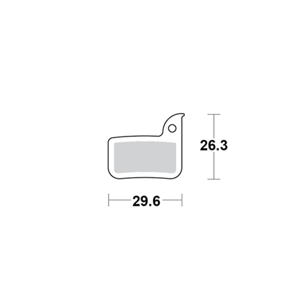 Motomaster Brake pad bicycle Organic Pro: Sram Red, Force, Apex