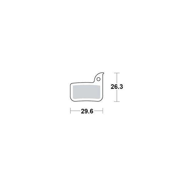 Motomaster Brake pad bicycle Organic: Sram Red, Force, Apex