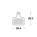 Motomaster Brake pad bicycle Organic Pro: Shimano K type