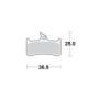 Motomaster Brake pad bicycle Organic: Shimano XT BR-M755, Grimeca System