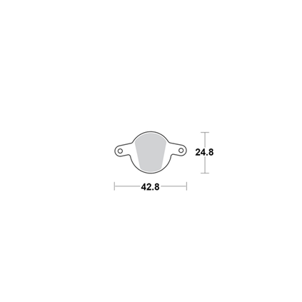 Motomaster Brake pad bicycle Organic: Magura Julie (01-08)