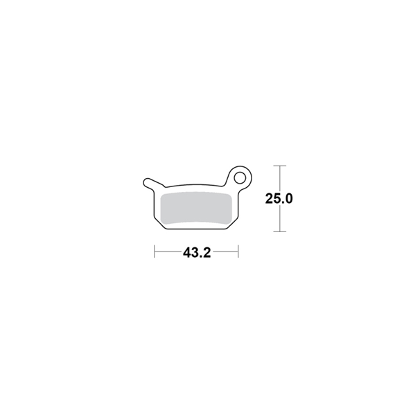 Motomaster Brake pad bicycle Organic: Formula B4, 4 Racing