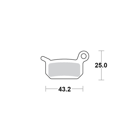 Motomaster Brake pad bicycle Organic: Formula B4, 4 Racing