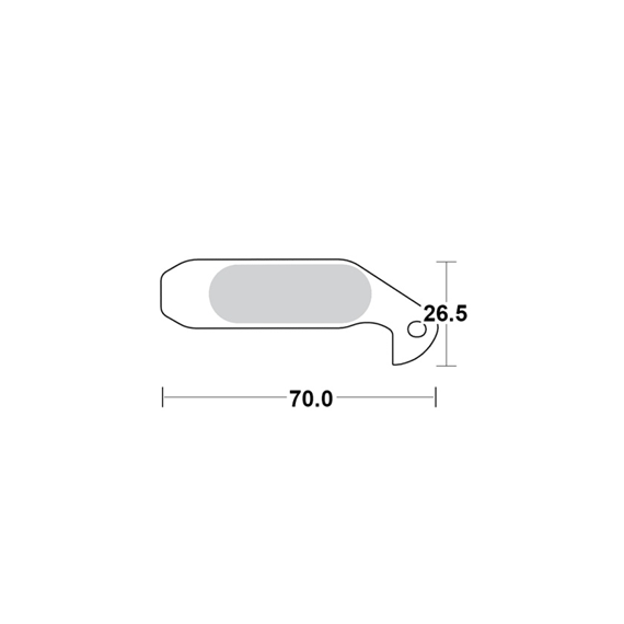 Motomaster Brake pad bicycle Organic: Magura Gustav M (00-11)