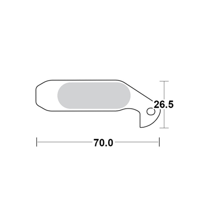 Motomaster Brake pad bicycle Organic: Magura Gustav M (00-11)