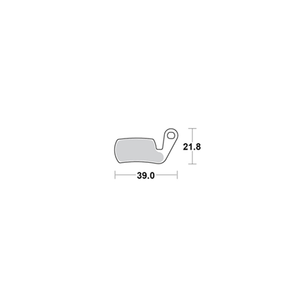 Motomaster Brake pad bicycle Organic: Magura Marta