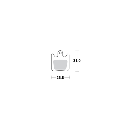 Motomaster Brake pad bicycle Organic: Hope Tech 3 X2