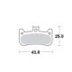 Motomaster Brake pad bicycle Organic: Formula Cura 4