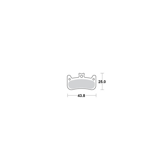 Motomaster Brake pad bicycle Organic: Formula Cura 4