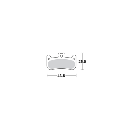 Motomaster Brake pad bicycle Organic: Formula Cura 4