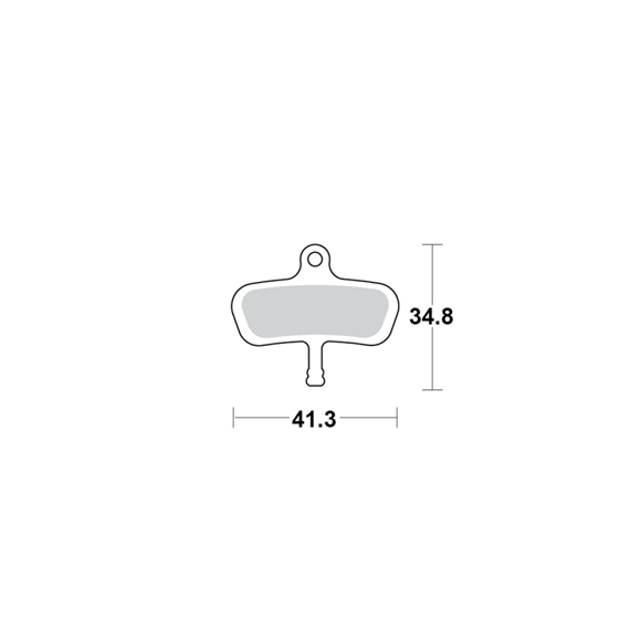 Motomaster Brake pad bicycle Organic: Avid Code