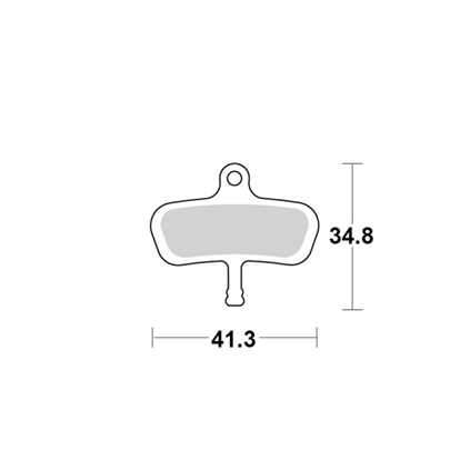 Motomaster Brake pad bicycle Organic: Avid Code