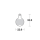 Motomaster Brake pad bicycle Organic: Tektro IOX