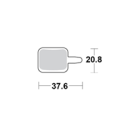 Motomaster Brake pad bicycle Organic: Assess E-Solex, Mechanical