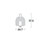 Motomaster Brake pad bicycle Organic: RST Mechanical