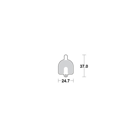 Motomaster Brake pad bicycle Organic: RST Mechanical