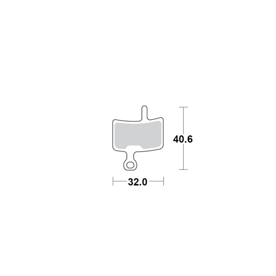 Motomaster Brake pad bicycle Organic: Diatech Anchor