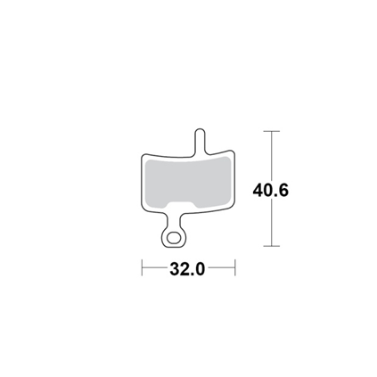 Motomaster Brake pad bicycle Organic: Diatech Anchor