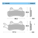 Motomaster Brake pads Racing GP: ATV/UTV