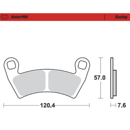 Motomaster Brake pads Racing