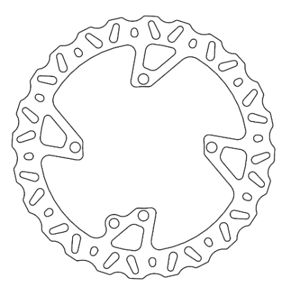 Motomaster Nitro front disc Sherco