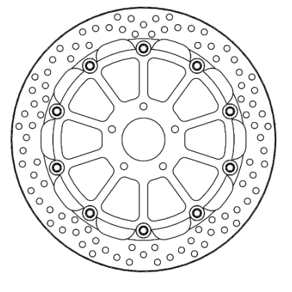 Motomaster Racing Halo front disc KTM: 690 Duke, 890 R