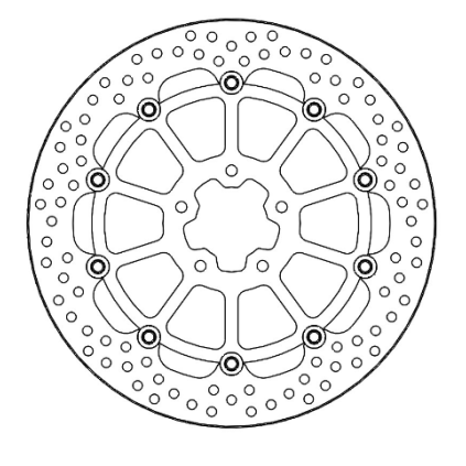 Motomaster Halo front disc Harley-Davidson: Pan America 1250 (Spoke wheel)