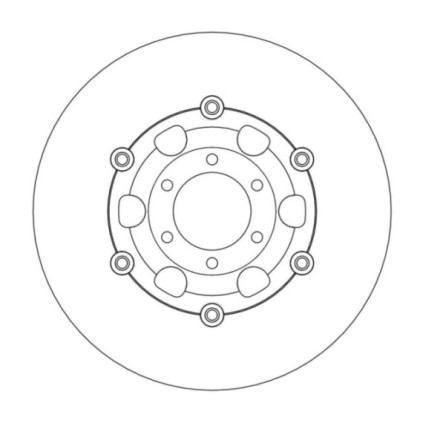 Motomaster Front disc Honda: CB500/550 SOHC