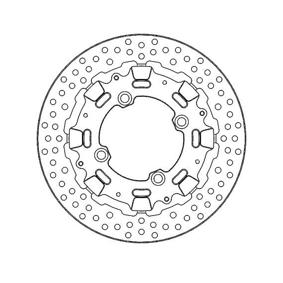 Motomaster Prof. Halo rear disc Ducati: Panigale V4 (T-floater 245x4.8x35mm)