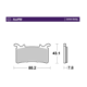 Motomaster Brake pad RoadPRO Sinter rear