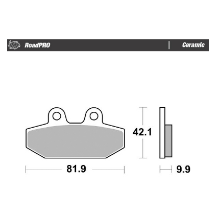 Motomaster Brake pad RoadPRO Ceramic