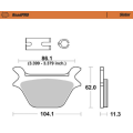 Motomaster Brake pad RoadPRO Sinter rear